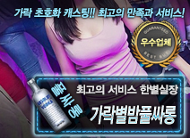 [가락별밤풀싸롱-한별실장]